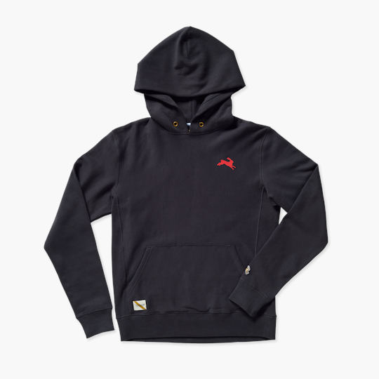 Supreme hoodie black stain on black hoodie after hand cleaning a