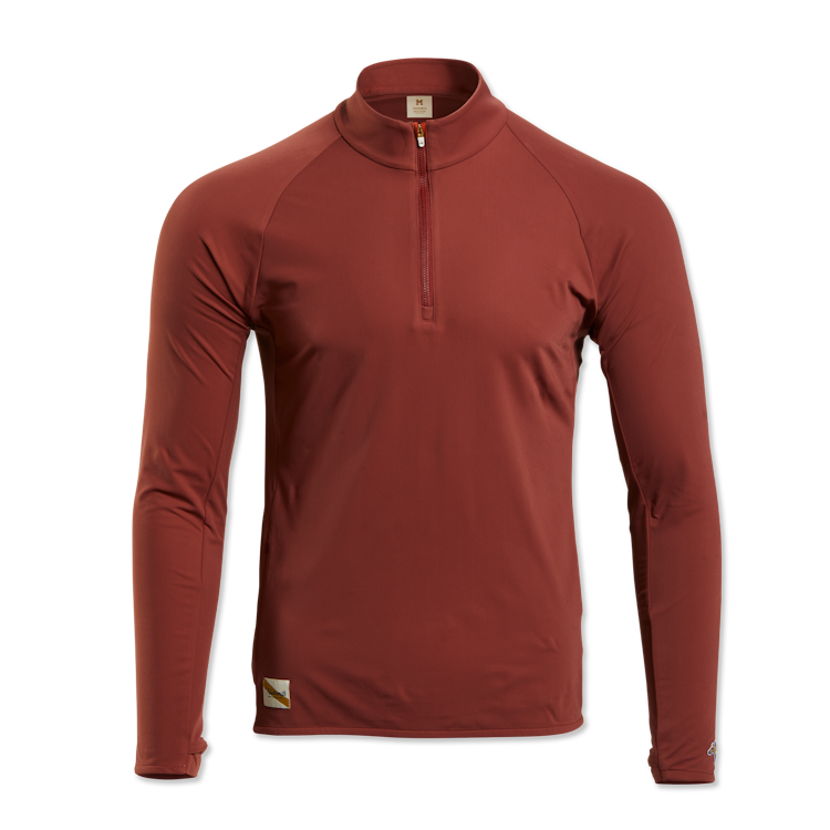 Men S Turnover Half Zip Tracksmith Tracksmith