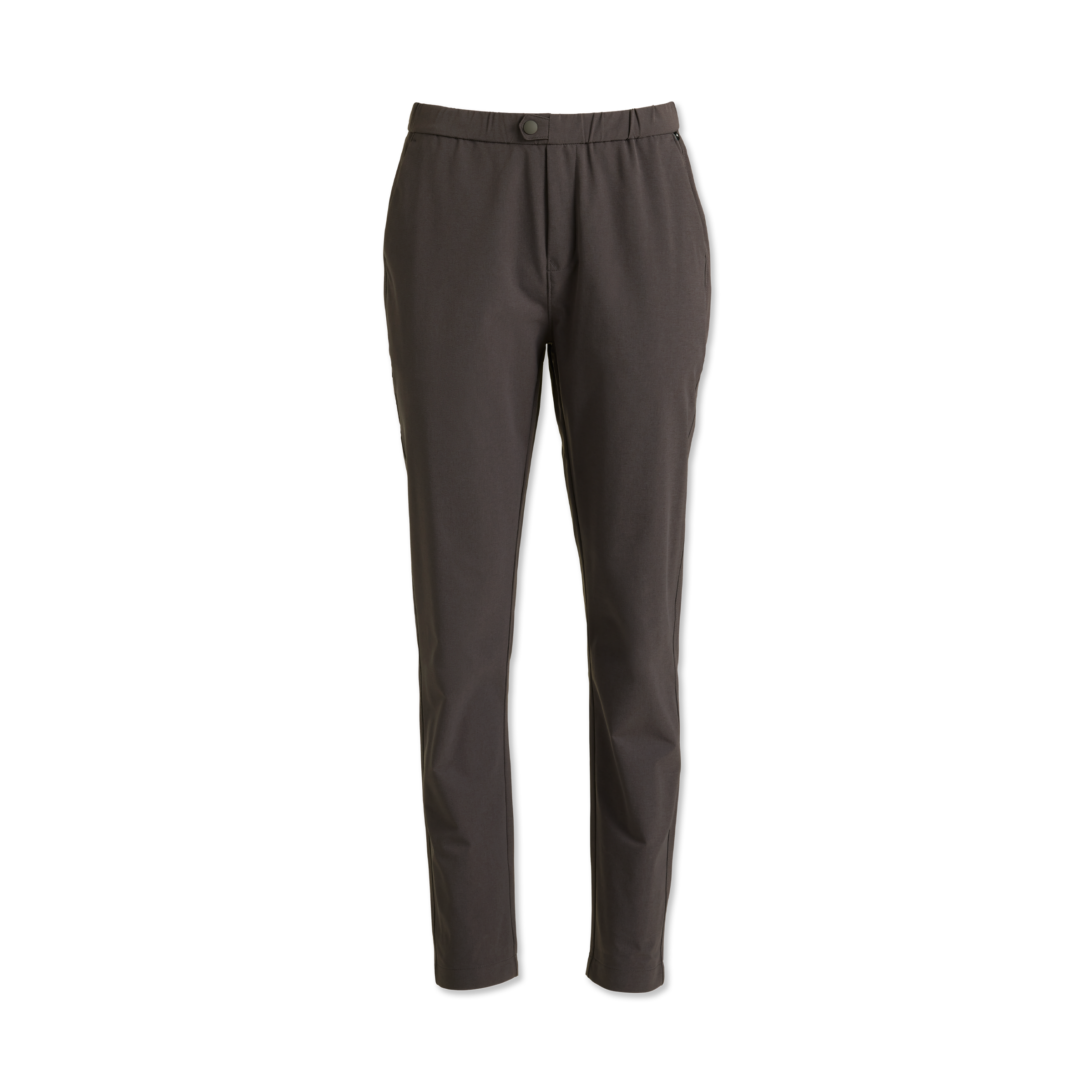 High-waist Dress Pants - Dark gray/pinstriped - Ladies | H&M US