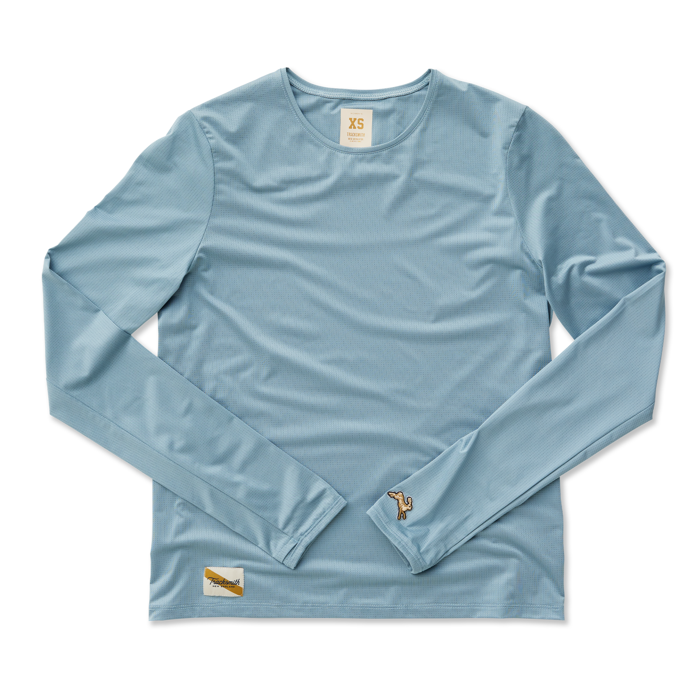More Mile Train To Run Womens Long Sleeve Running Top Grey 